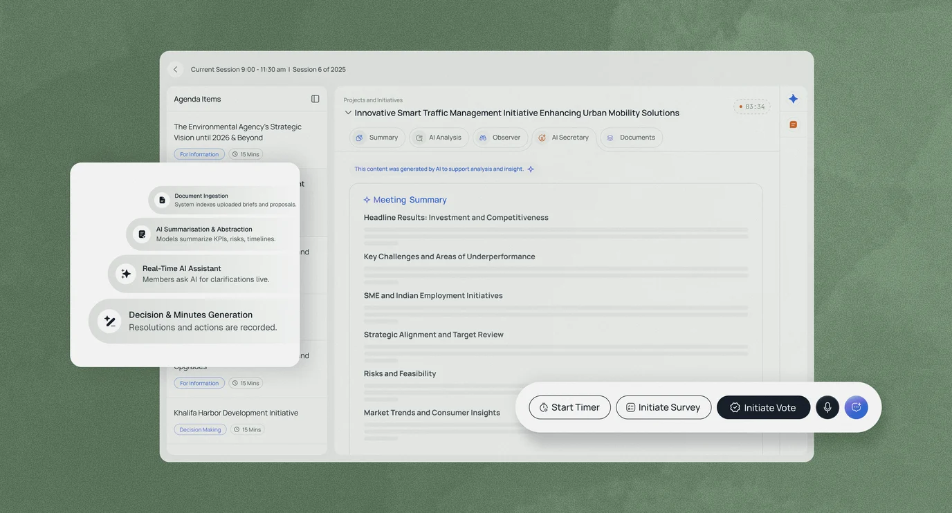 Committee board application overview