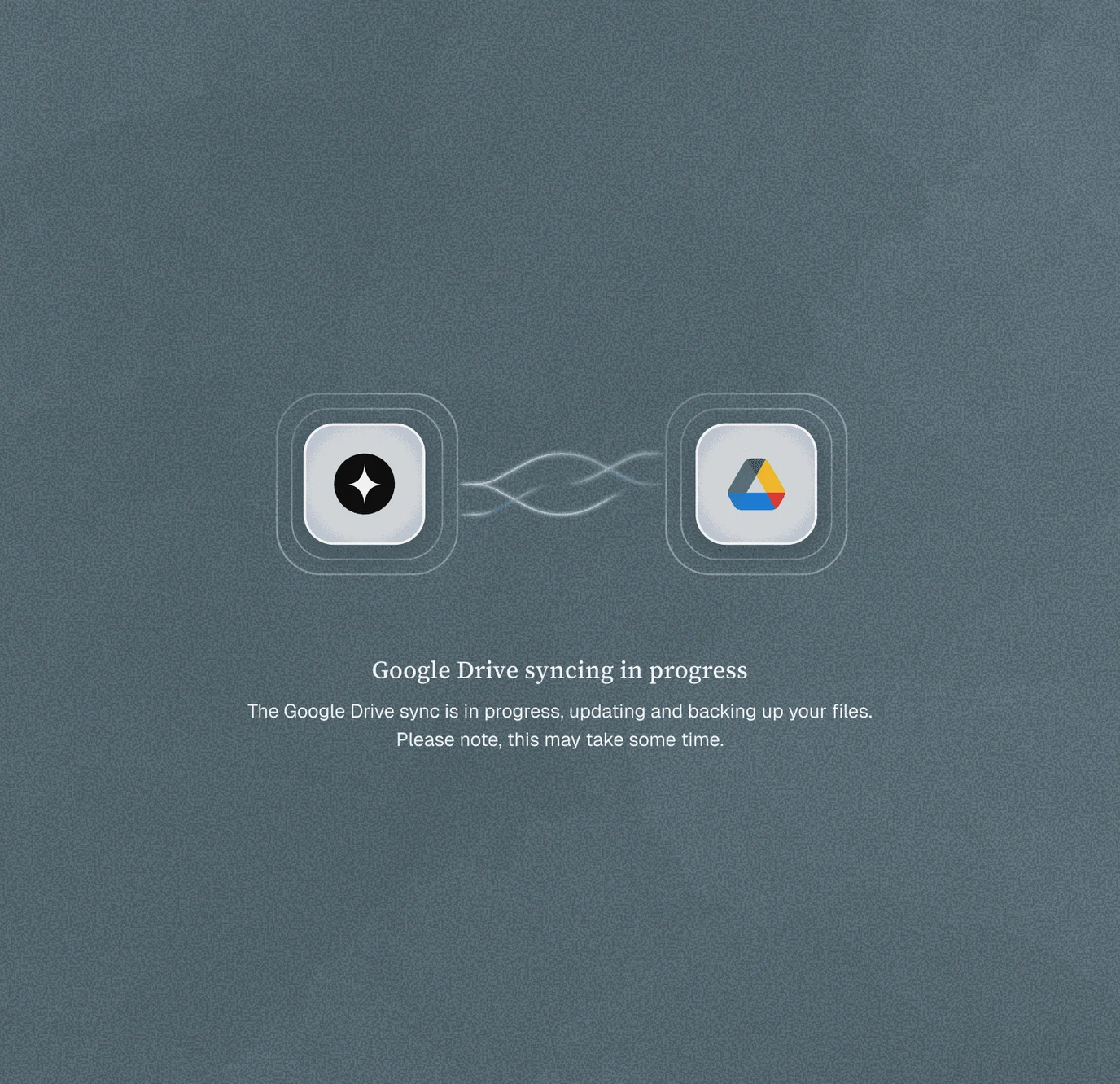 Manage connections screen