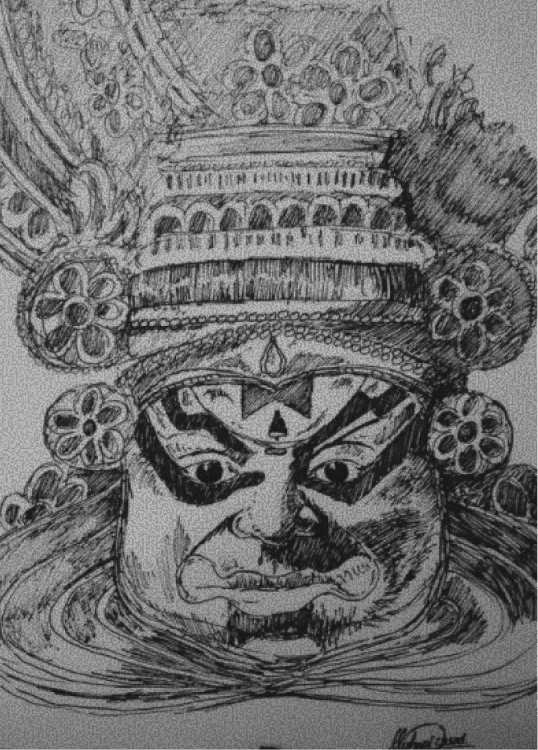 Watercolour painting by Vishnu